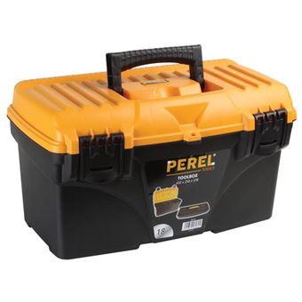 Caixa de Ferramentas Perel OM18 | Laranja - 1