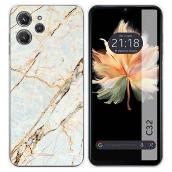 Capa de silicone TUMUNDOSMARTPHONE para Oukitel C32 | desenhos Marble 13 - 1