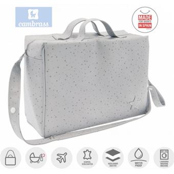 Saco de Maternidade Cambrass | Astra Cinza 16X41,5X29 Cm - 1