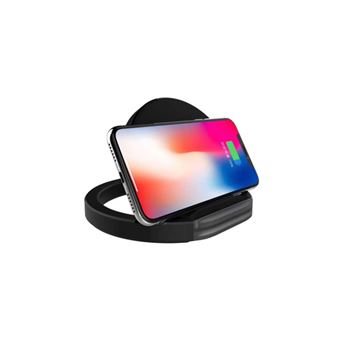 Carregador Wireless Inteligente Zikko ZC8042 para Samsung S9 /S10 /iPhone X /XS Max /XR / Huawei P30 | Rápido - Preto - 1