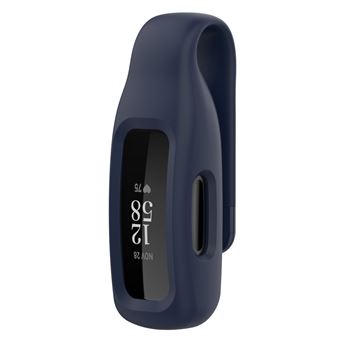 Capa de Silicone à prova de queda com suporte de clipe Magunivers para Fitbit Inspire 3/Inspire 2/Ace 3 - azul da meia noite - 1
