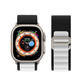 Bracelete Orysin Alpine Hook para Apple Watch Series 9 41mm | Preto e Branco - 1