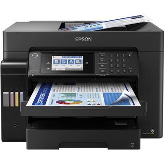 Impressora Multifunções Jato de Tinta Epson EcoTank L15160 | 32 ppm | Wi-Fi | Preto - 1