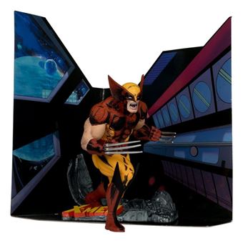 Figura Wolverine  X-Men Marvel Estatua Diorama | 18 cm - 1