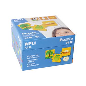 Puzzle APLI 14360 Origem Dos Alimentos | 36 Peças - 1