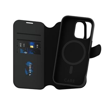 Capa para Telemóvel PanzerGlass CARE™ by PanzerGlass® Tango 2-in-1 Wallet Case w. MagSafe iPhone 16 Pro | Preto - 1
