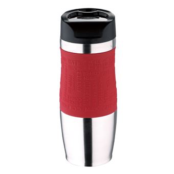 Garrafa Térmica de Aço Inoxidável Bergner | Alta Qualidade | 400 ml - Vermelho - 1