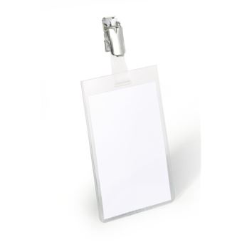 Porta-crachá Durable 800219 | Transparente - 1