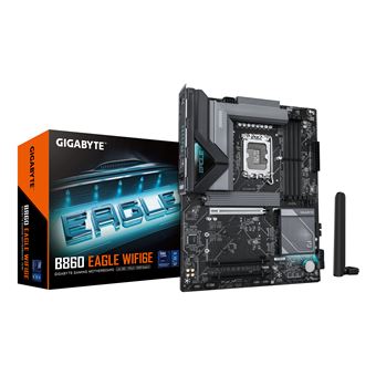 Motherboard GIGABYTE B860 EAGLE WIFI6E | Castanho escuro - 1