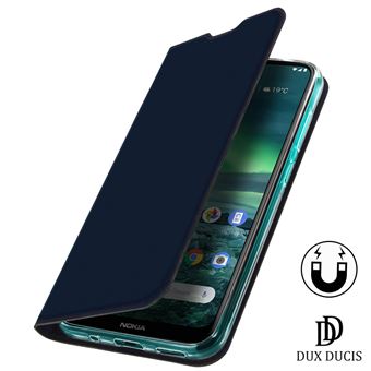 Capa  Duxducis para  Nokia 2.3 livro | Livro | Carteira | com Fecho Magnético |  Azul escuro - 1