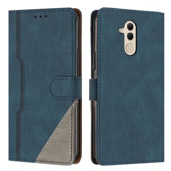 Capa FOXDOCK para Huawei Mate 20 Lite | Fecho Magnético | Pele TPU Macia | 3 Compartimentos para Cartões | Função de Suporte | Azul - 1