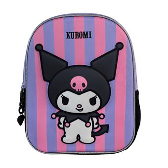 Mochila Pré-Escolar DAM Kuromi 3D | Preto - 1