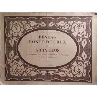 Rendas ponto de cruz e arraiolos. - 1