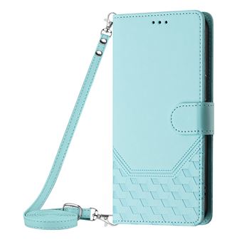 Capa com Alça de Ombro GANGXUN para ZTE Nubia P9 Pro 5G | Pele Sintética | Fecho Magnético | Verde Menta - 1