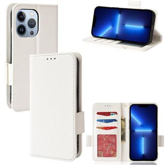 Capa FOXDOCK para iPhone 14 Pro | Prova de Choque | Magnética| TPU | Suporte para Cartão | Branco - 1