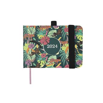 Agenda Semanal A7 2024 Finocam Design com Elástico Selva 881503524 M0 - 1