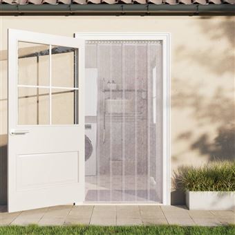 Cortina de Porta vidaXL | 200 mm x 1,6 mm | 50 m | PVC transparente - 1