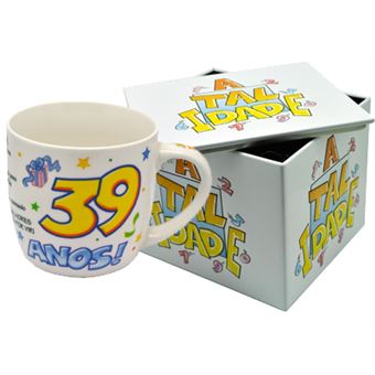Caneca Mecanodex com Caixa em Metal | Idade Ati.39 - Branco - 1