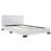 Estrutura de Cama vidaXL 120X200 cm Couro Artificial Branco_1
