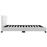 Estrutura de Cama vidaXL 120X200 cm Couro Artificial Branco_3