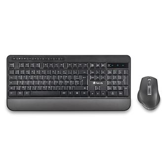 Teclado Wireless + Rato NGS SPELL KIT | Idioma: Francês | Preto - 1