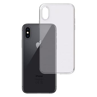 Capa 3MK Compatível com iPhone X | Absorve o Impacto - Transparente - 1