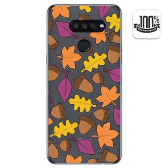 Capa Tumundosmartphone de Gel Transparente para LG K50S desenhos de design de outono - 1