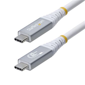 Cabo Usb StarTech.com CC3M20GUSB4CXW | Branco - 1