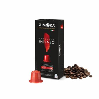 Pack cápsulas de café GIMOKA Intenso 55g | compatível com Nespresso| 20 caixas = 200 cápsulas - 1