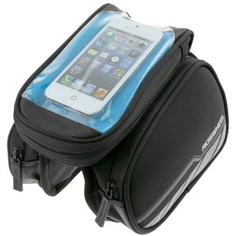 Saco PrimeMatik para Quadro de Bicicleta com 3 Compartimentos Transparente para Telefone - 1