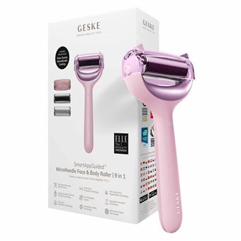 Rolo Facial e Corporal Geske MicroNeedle 9 em 1 | Rosa - 1