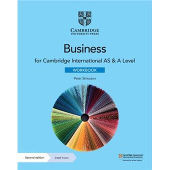 Cambridge International As & A Level Business Workbook With Digital Access (2 Years) - 1