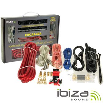 Kit De Cabos Completo Ibiza para Amplificador/Colunas 60A - 1
