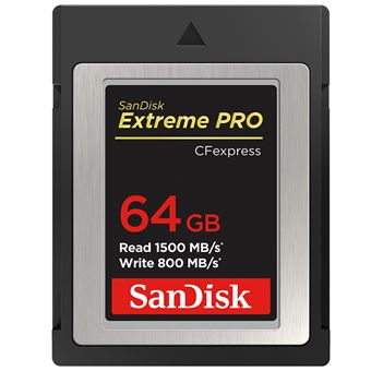 cartão de memória Sandisk SDCFE-064G-GN4IN  64 GB CFast 2.0 Preto - 1