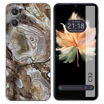 Capa de silicone TUMUNDOSMARTPHONE para Oukitel C32 | desenhos Marble 14 - 1