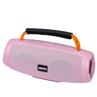 Coluna Wireless Portátil Kms-142 Kimiso com Pega sem Fio - Rosa - 1