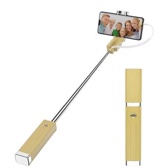 Selfie Stick Wireless Gandy Yj1688 - Dourado - 1