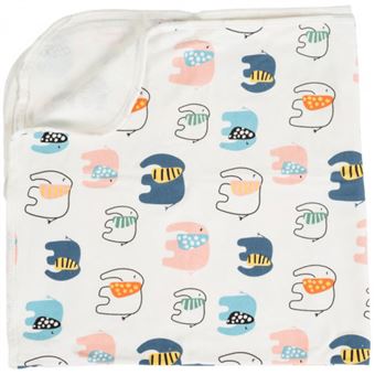 Cobertor de Bebé Cangaroo Mellow denim - 1