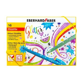 Caneta de feltro Eberhard Faber Fasermaler Glitter - 1