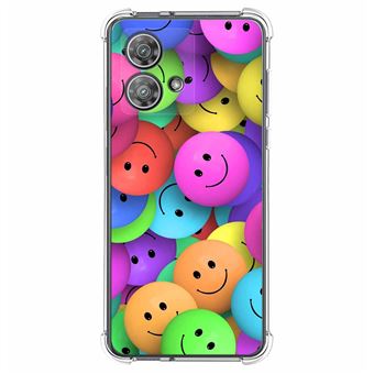 Capa de silicone TUMUNDOSMARTPHONE para Motorola Edge 40 Neo 5G anti-choque | desenhos de sorriso - 1