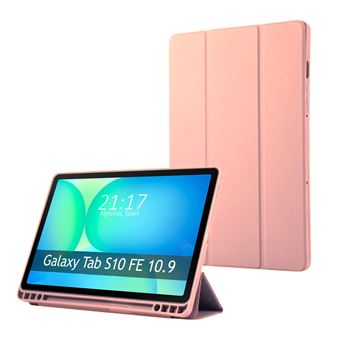 Capa Tumundosmartphone Smart Flip para Samsung Galaxy Tab S10 FE | rosa - 1