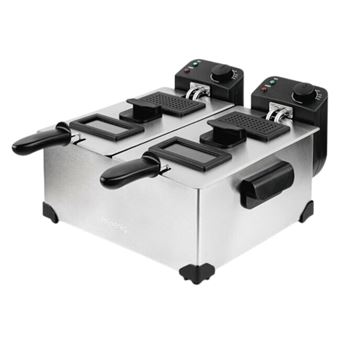 Fritadeira H.Koenig DFX600 | 6 L | 3600 W | Preto, Aço inoxidável - 1