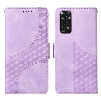 Capa FLOODKING para Xiaomi Redmi Note 11s 4G | Design Acolchoado | Couro PU Premium | Roxo - 1