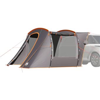 Tenda de carro vidaXL | Impermeável |cinzento e laranja - 1