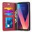 Capa LK em Couro para LG V30 Tipo de Carteira vermelho_1