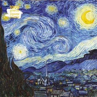 Adult Jigsaw Puzzle Vincent Van Gogh The Starry Night By Flame Tree Publishing - 1
