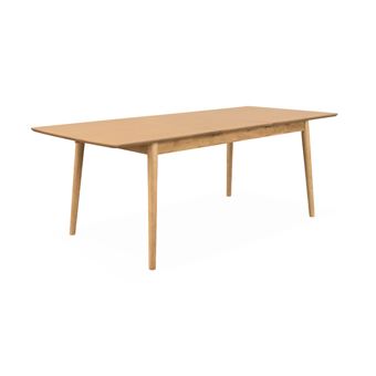 Mesa de jantar retangular extensível sweeek | 6-8 lugares | natural - 1