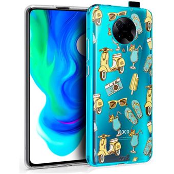 Capa COOL em Gel Transparente com Desenho de Motas (Summer) para Xiaomi Pocophone F2 Pro - 1