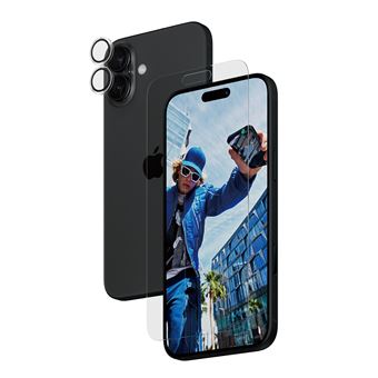 Protetor de Ecrã para Telemóvel PanzerGlass PanzerGlass® 2-in-1 Bundle iPhone 16 Plus | Transparente - 1