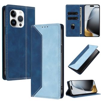 Capa FLOODKING para iPhone 12 Pro Max | Couro Premium Bicolor | Porta-Cartões | RFID | Suporte | Azul Claro - 1